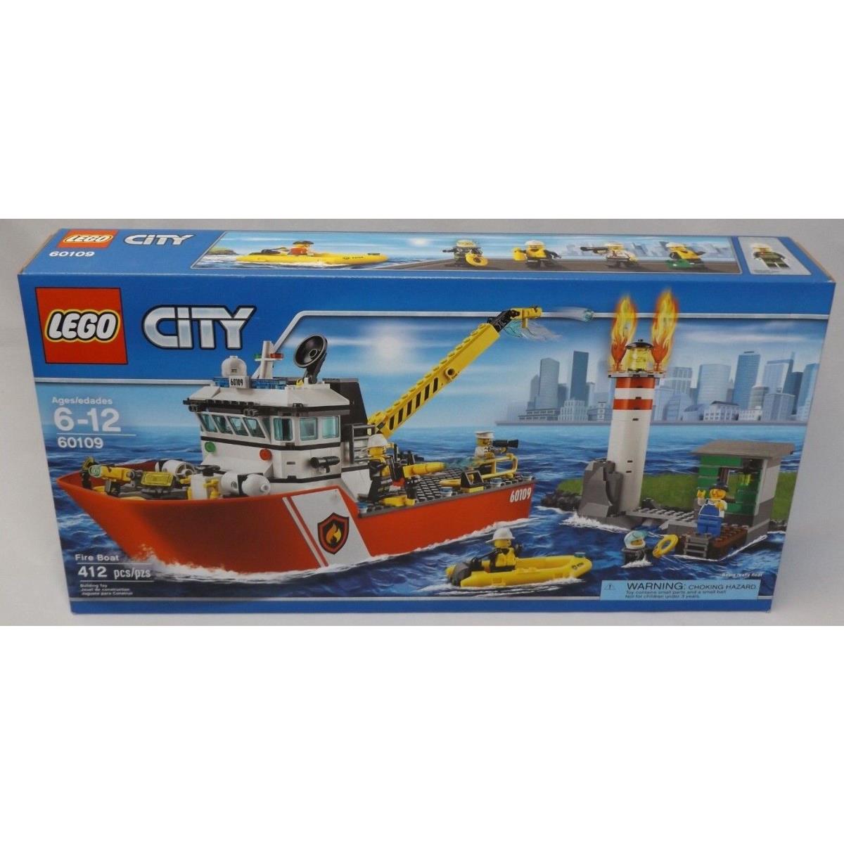 Lego 60109 Fire Boat Lighthouse Boats Really Float Firemen