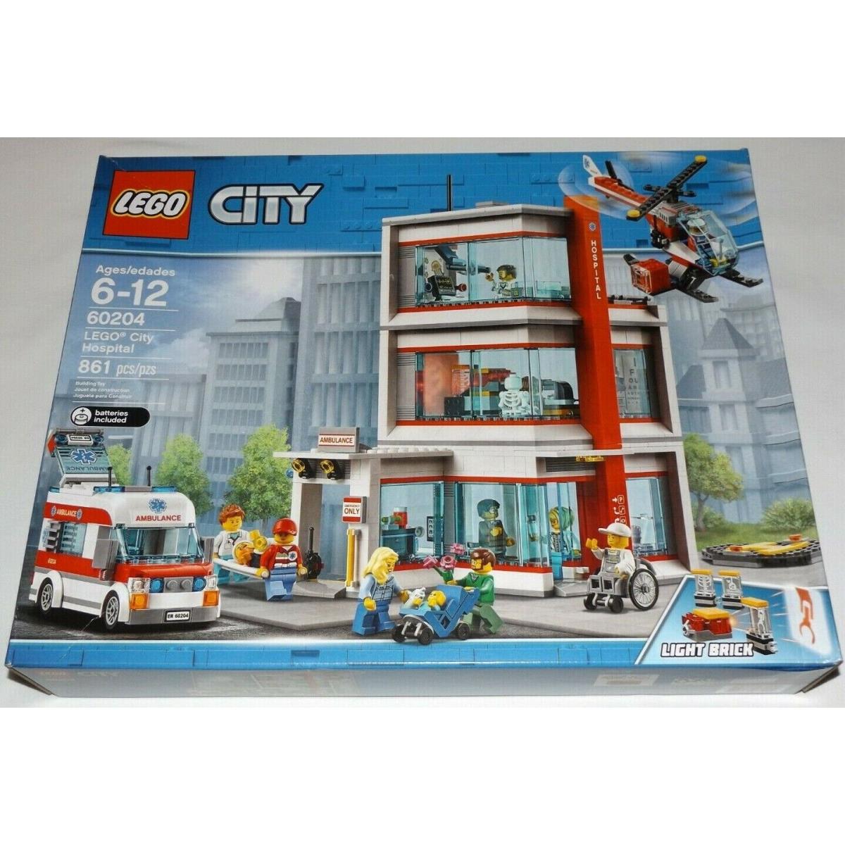 Lego 60204 City Hospital Ambulance Medical Helicopter