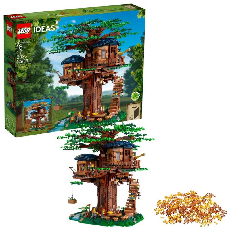 Lego Ideas 21318 Tree House 3036 Piece Block Building Set with 4 Minifigures