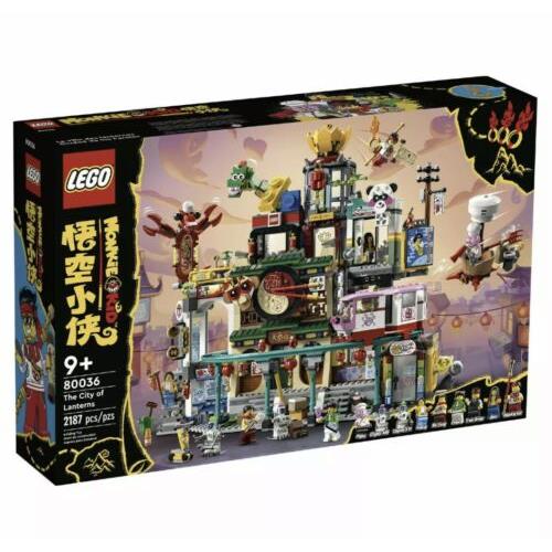 Lego Set 80036 Monkie Kid City of Lanterns In Box
