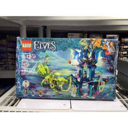2017 Retired: Lego 41194 Elves Noctura`s Tower The Earth Fox Rescue Box