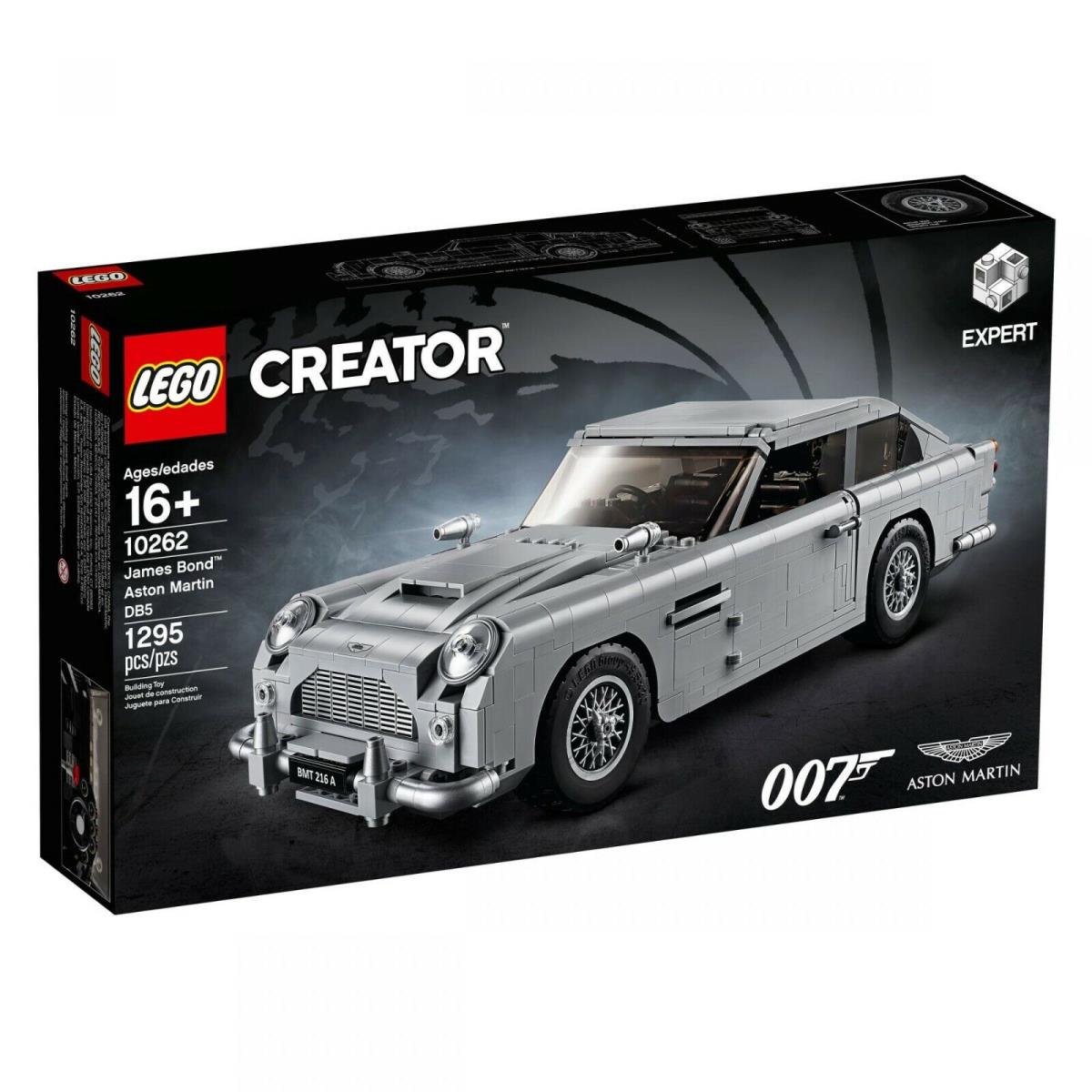 Lego 10262 Creator James Bond Aston Martin Box 1290 Pcs Very Rare