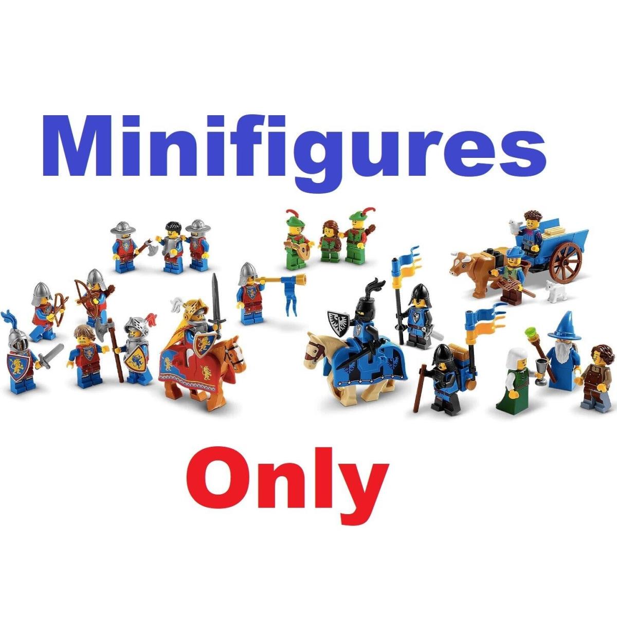 21 Minifigures Lego 10305 Lion Knights` Castle 90th Anniversary Medieval