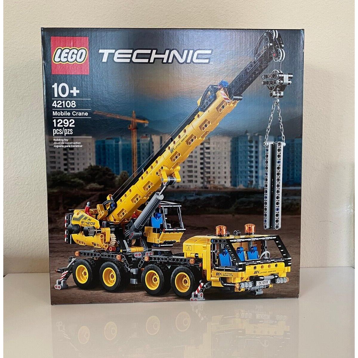 Lego Technic Mobile Crane Construction Machine Building Kit 42108 - 1 292 Pieces