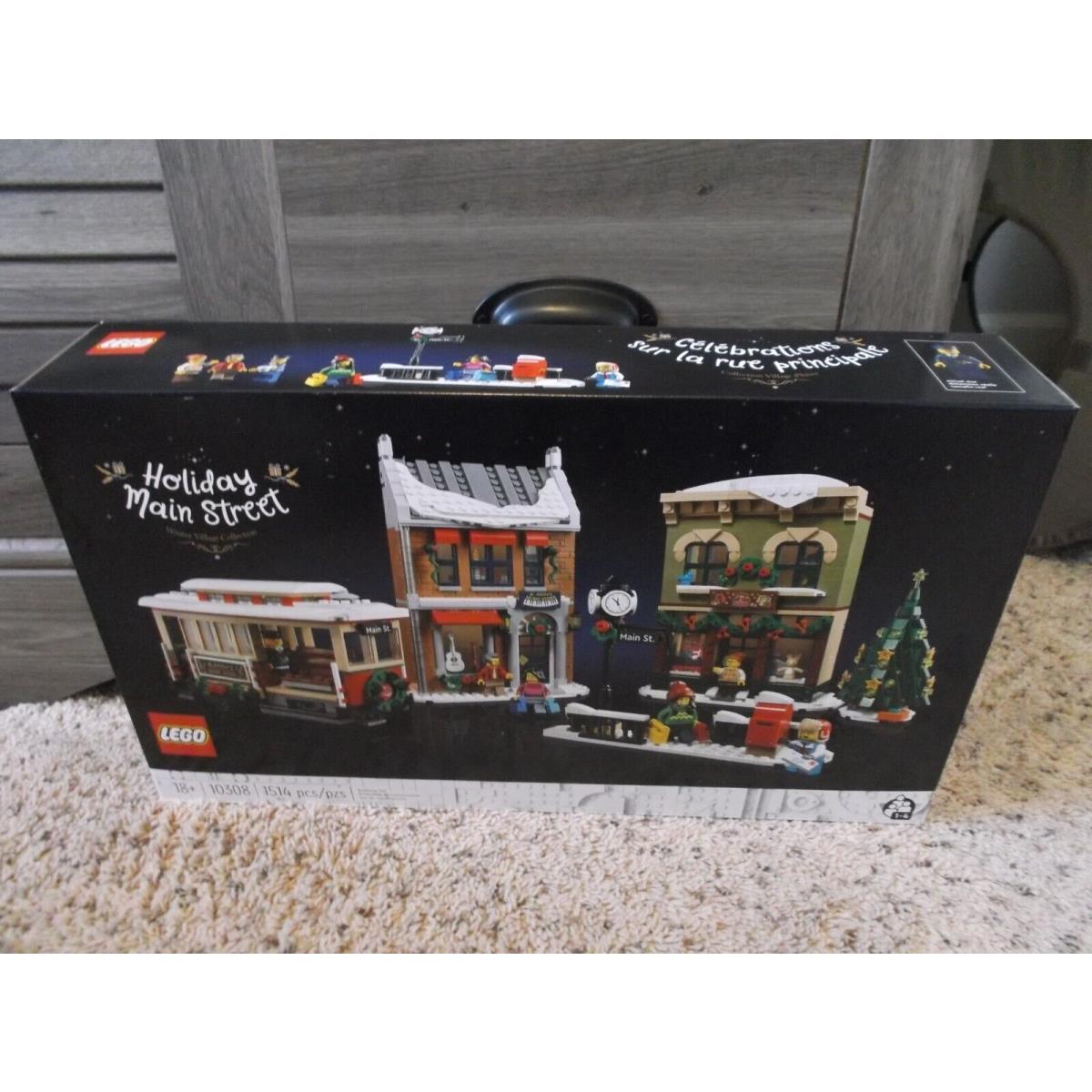 Lego 10308 Holiday Main Street Winter Village Collection 2022