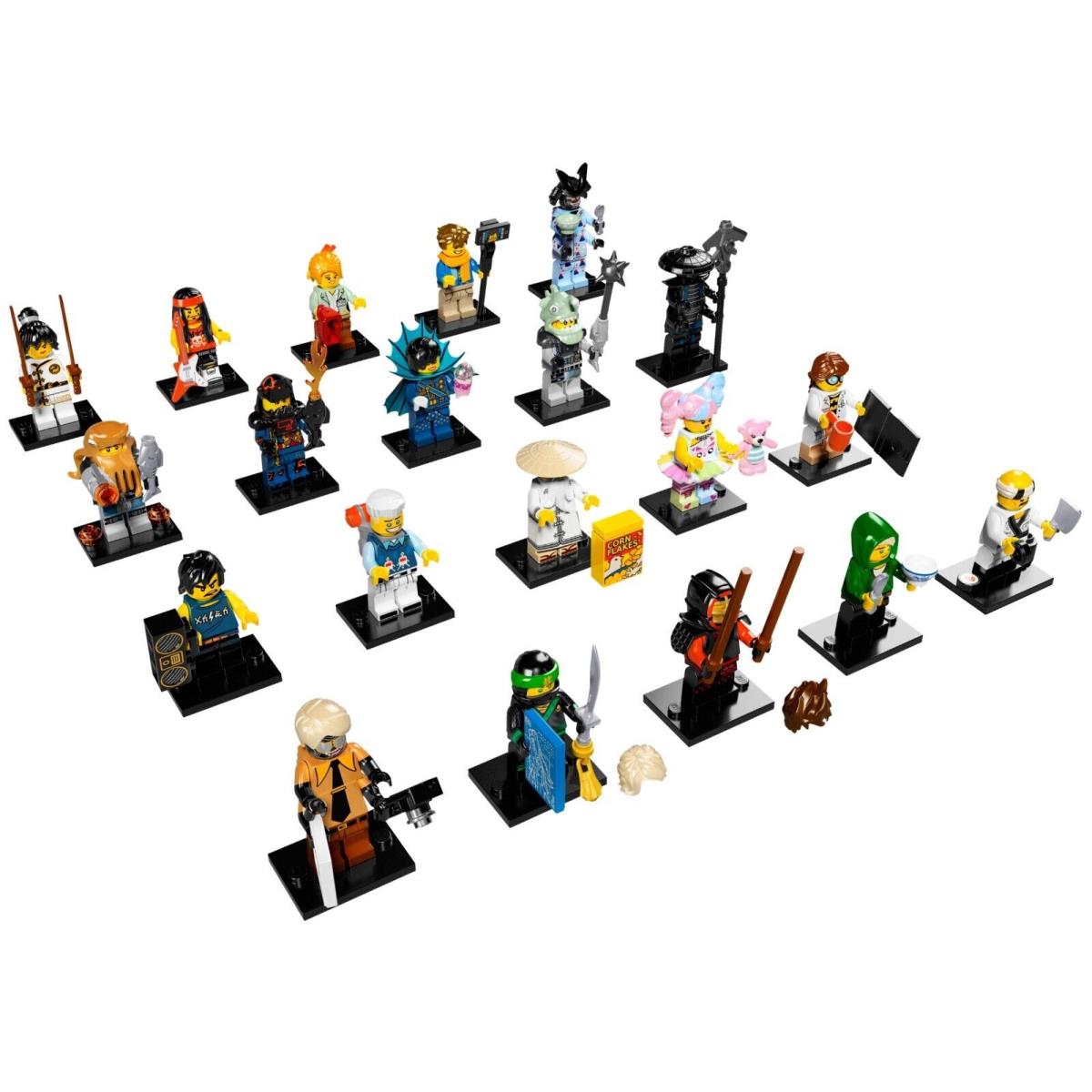 Lego 71019 The Ninjago Movie Collectible Minifigures Complete 20 Set Cmf