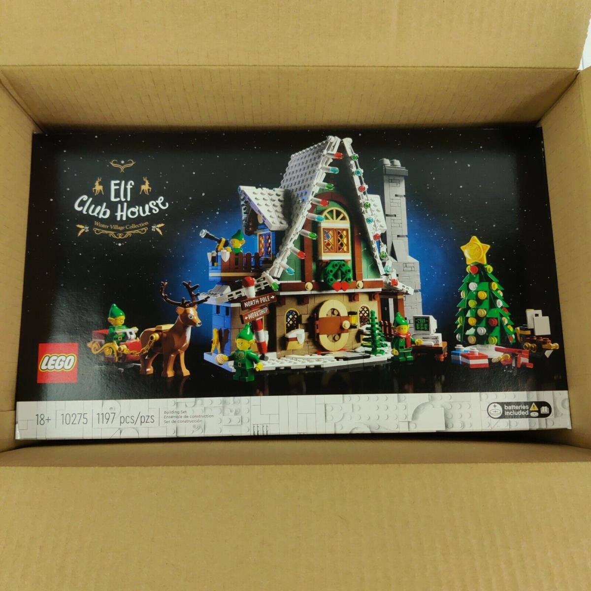 Lego Christmas Elf Club Houses 1197 Pieces 10275