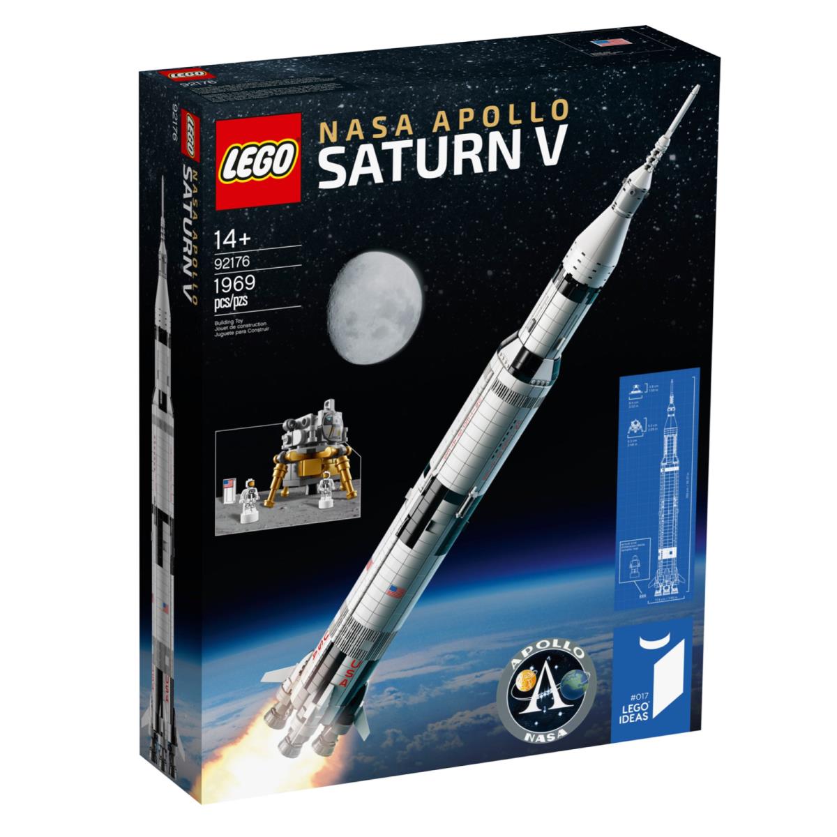 Lego 92176 Nasa Apollo Saturn V Retired Gift Set- Immediate Shipping