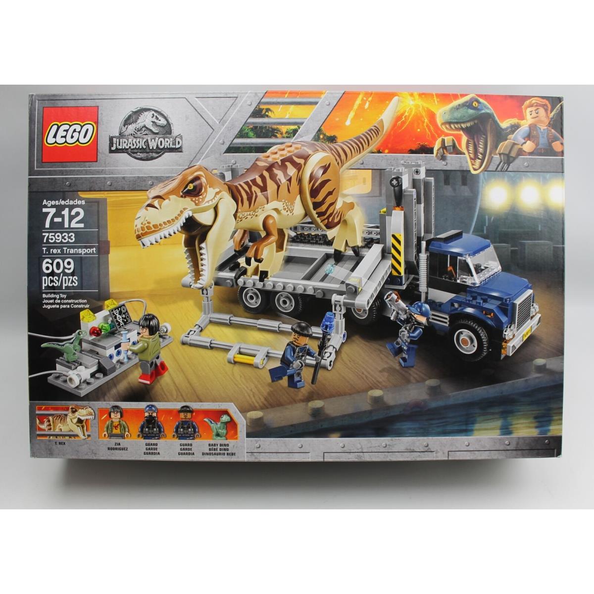 Lego Jurassic World T. Rex Transport Set 75933