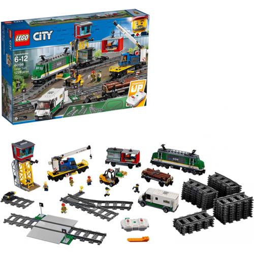 Lego City Cargo Train 60198 Remote Control Building Set with Multicol