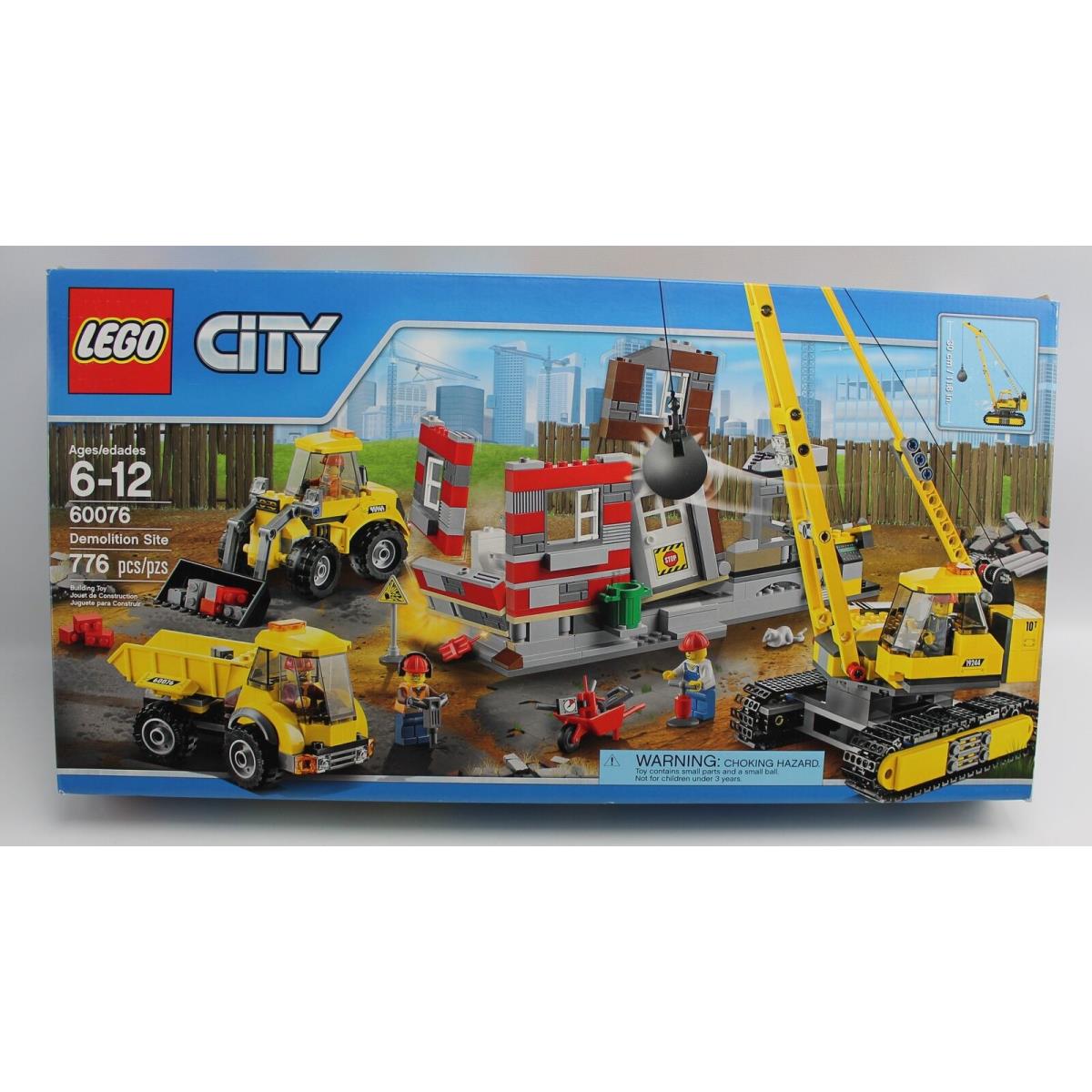 Lego City Demolition Site Set 60076