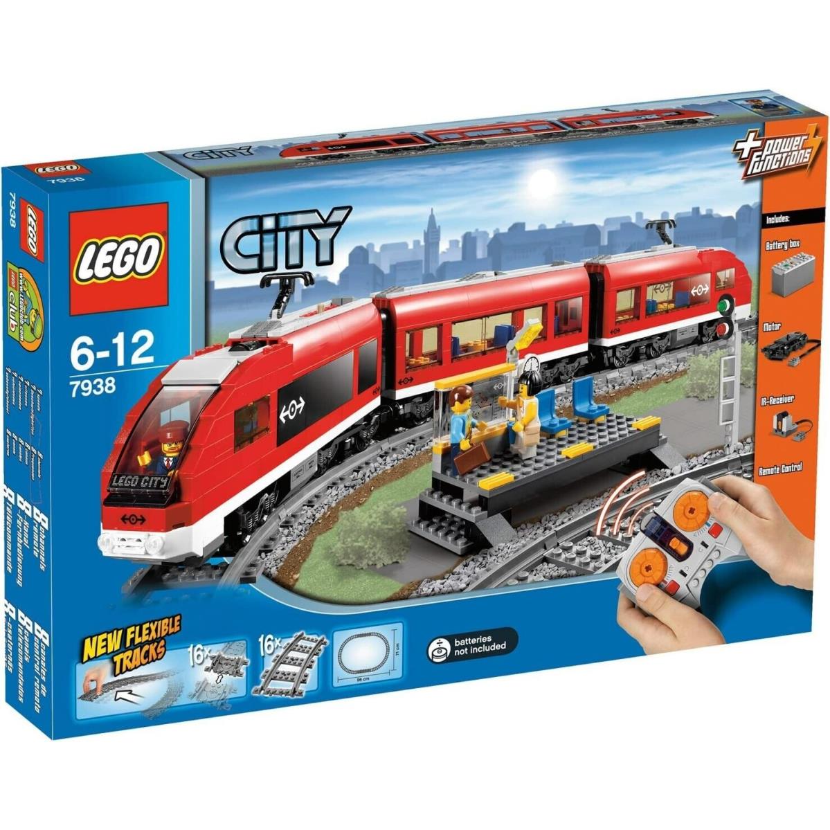 Lego City: Passenger Train 7938 Retired Hard to Find Building Set