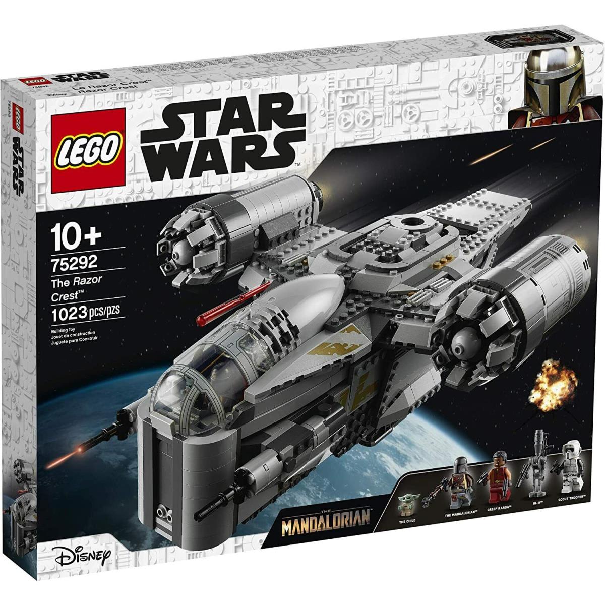 Lego Star Wars The Razor Crest The Mandalorian 1ST Box Version Set 75292