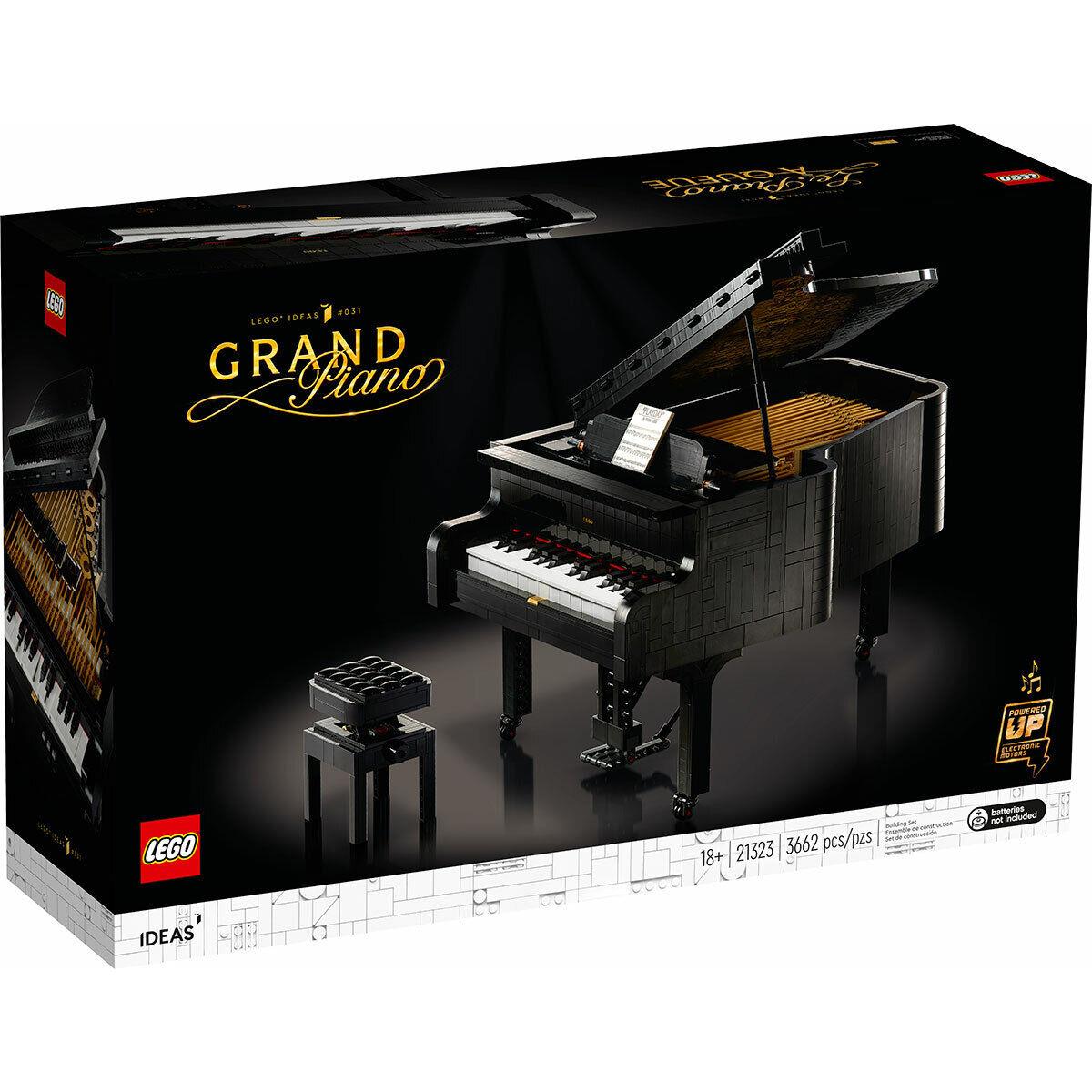 Lego 21323 Grand Piano Ideas 3662 Pcs. Box Plays Music