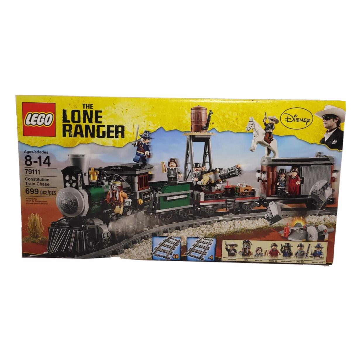 Lego 79111 The Lone Ranger Constitution Train Chase 699 Pieces Retired