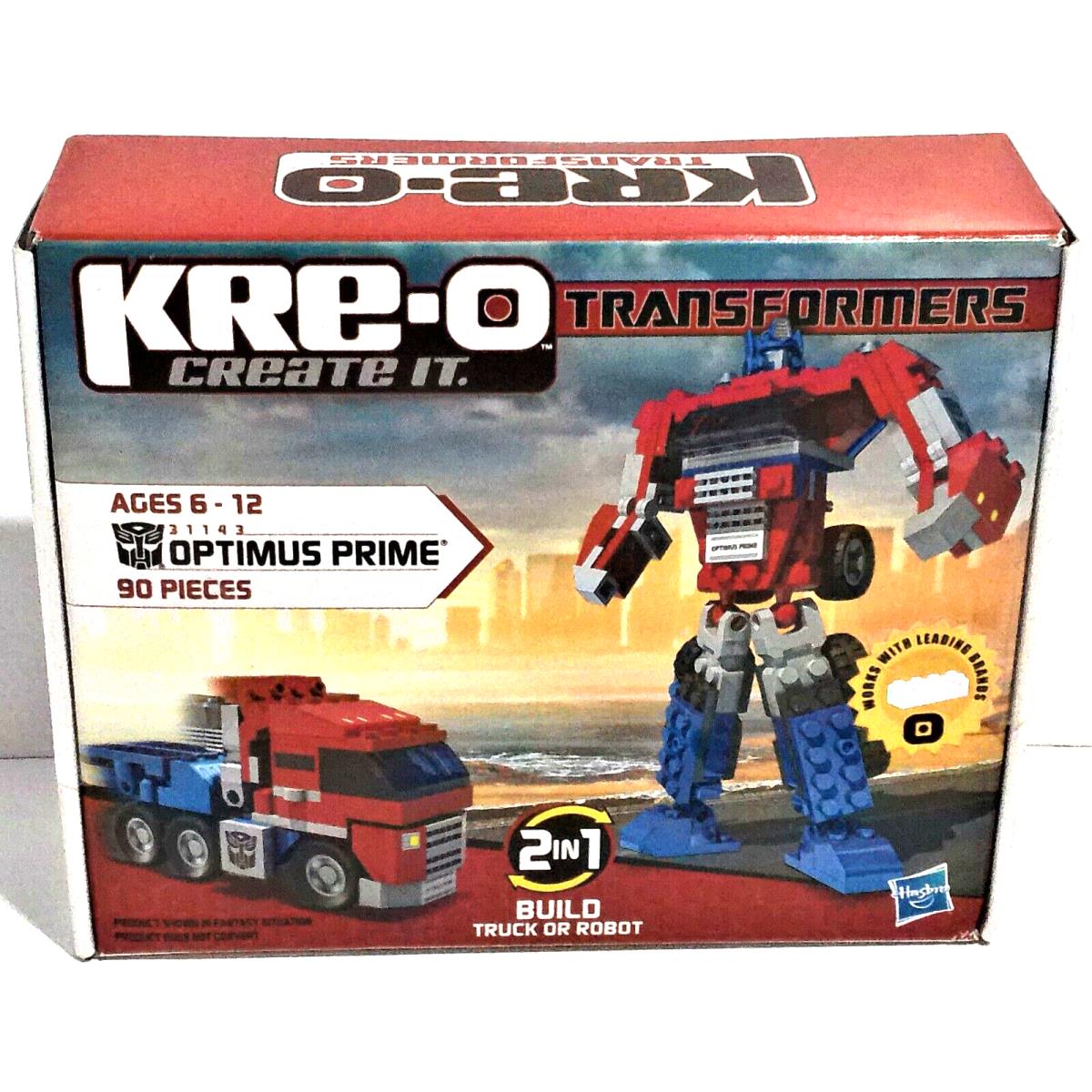 Lego Kre-o Create IT Transformers 31143 Optimus Prime Truck or Robot Misb