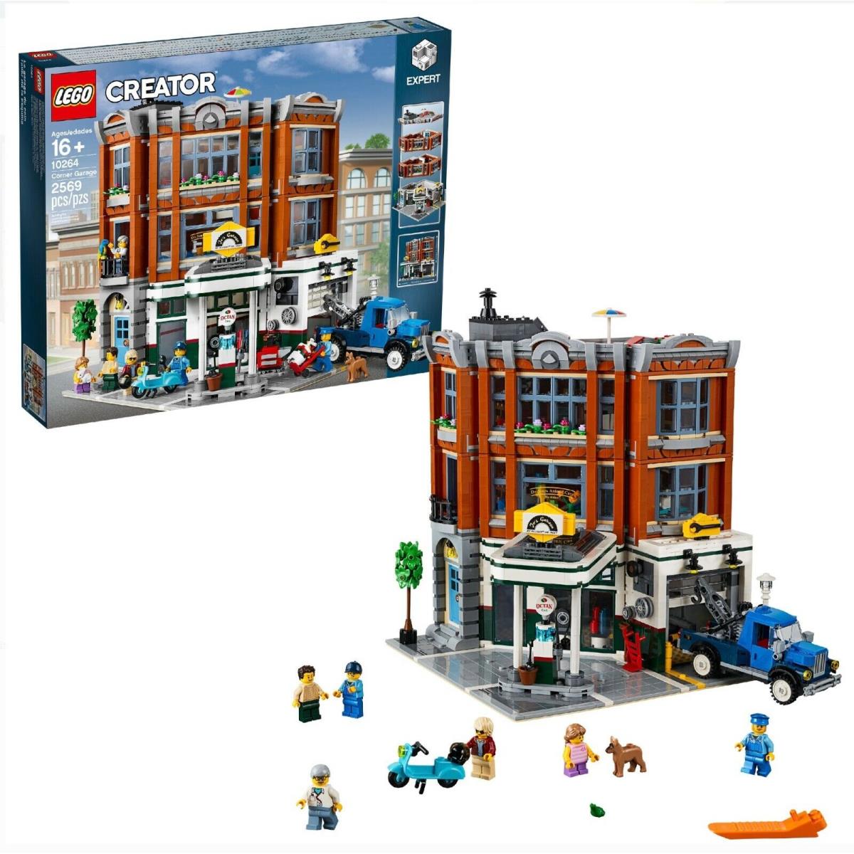 Lego Creator Expert Corner Garage 10264 Building Set 2 569 Pieces