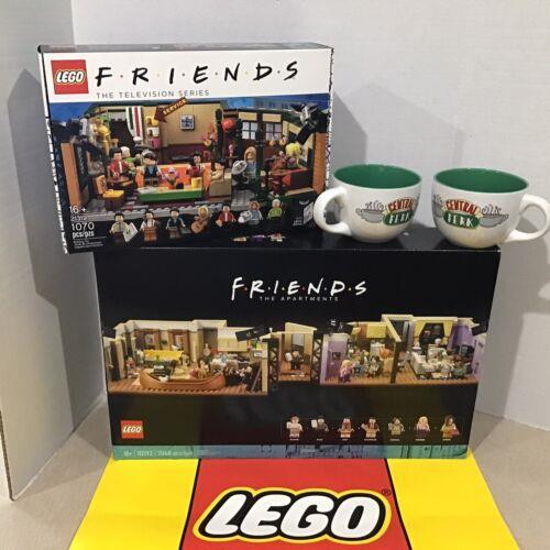 Friends TV Show Lego Central Perk 21319 The Apartments 10282 Large Bag Mugs