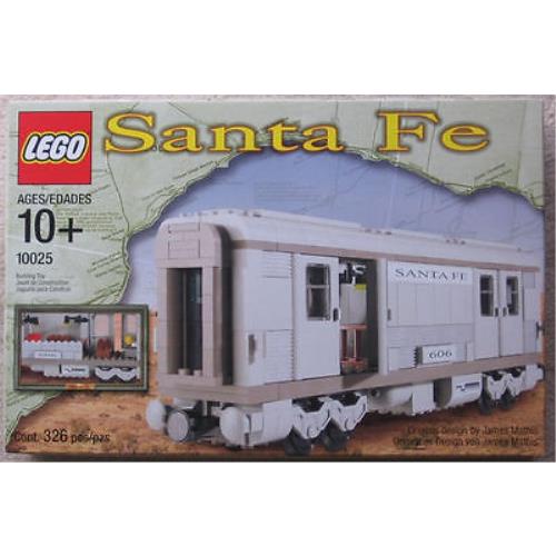 Lego Train 10025 Santa Fe Baggage Car