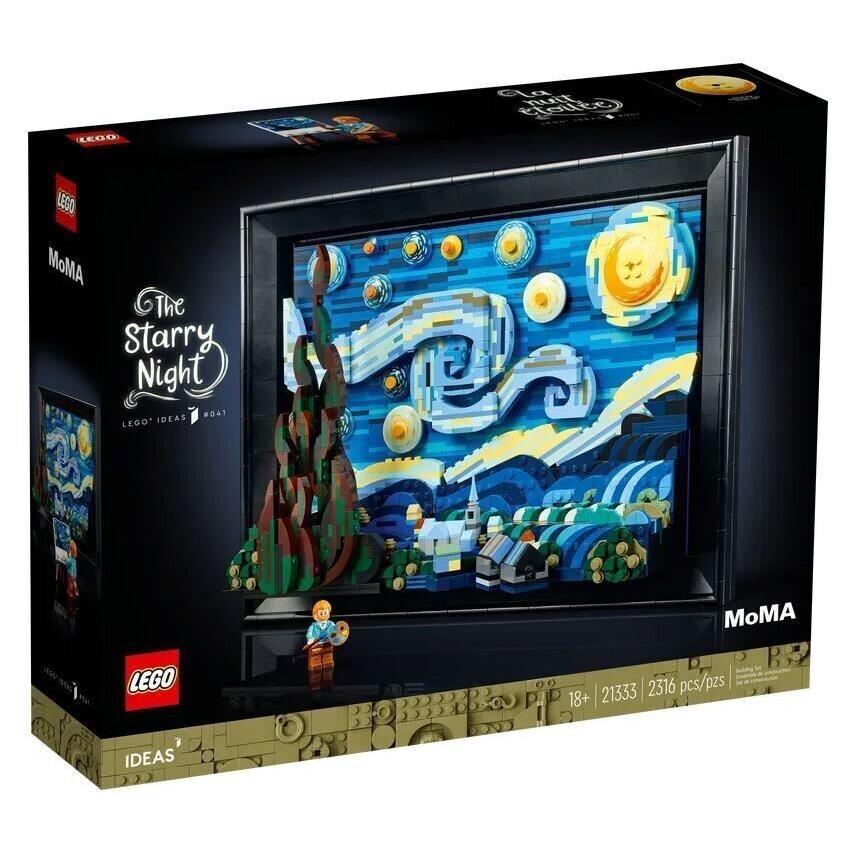Lego Ideas 21333 Moma Vincent Van Gogh The Starry Night - New/sealed Cool