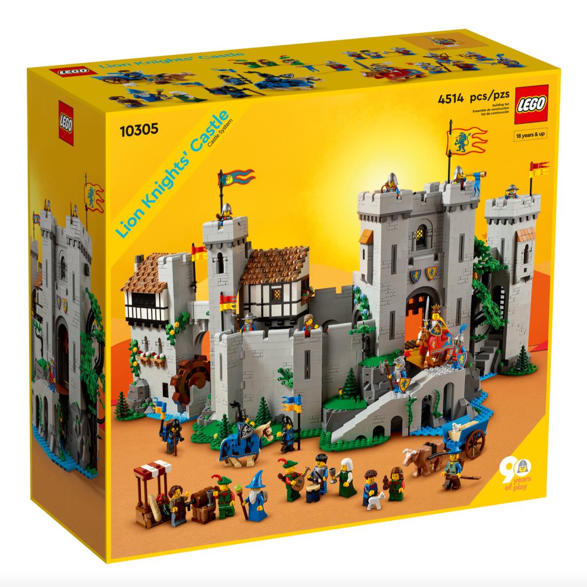 Lego Lion Knights` Castle 10305 22 Minifigures 90th Anniversary Celebration