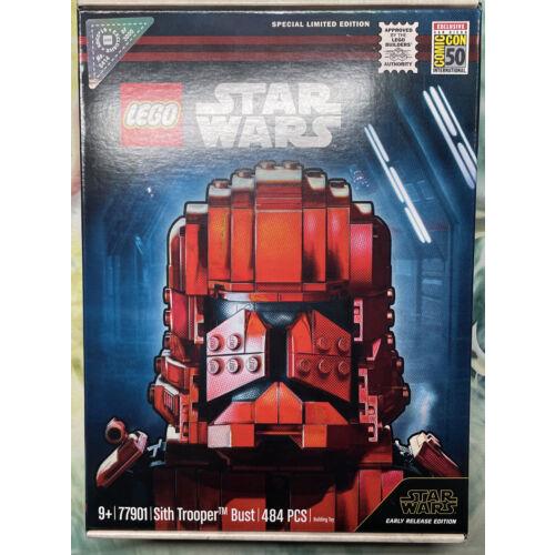 0414/3000 Lego Sdcc Exclusive 77901 Star Wars Sith Trooper Bust 2019