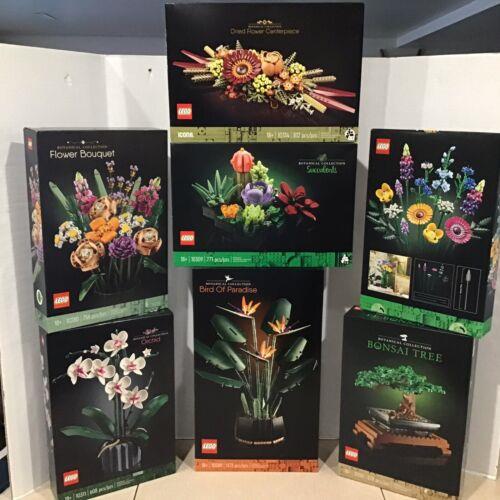 Lego Botanical Complete Collection 10289 10311 10281 10280 10309 10313 10314