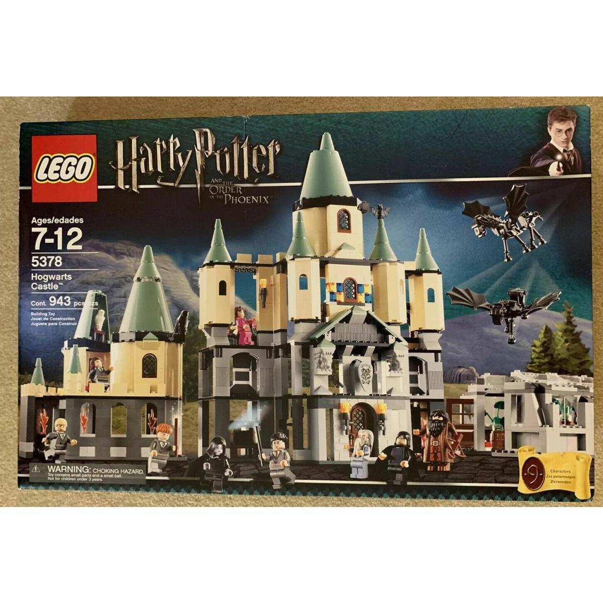 Retired Lego Harry Potter Hogwarts Castle 5378 Phoenix