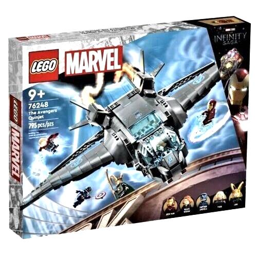 Lego Marvel 76248 The Avengers Quinjet Misb IN Hand Usa