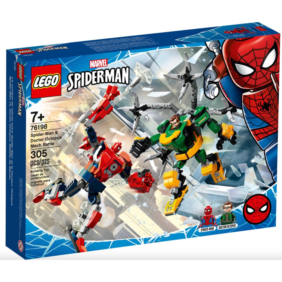 Lego 76198 Spider-man Doctor Octopus Mech Battle Marvel Nisb Retired Set