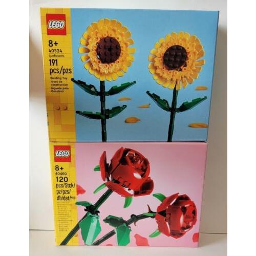 Lego Flower Roses 40460 and Sunflowers 40524 Retiring Soon