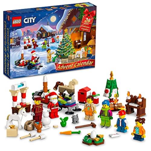 Lego City 2022 Advent Calendar 60352 Building Kit 287 Pieces