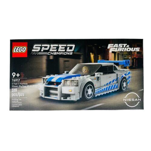 Lego 76917 2 Fast 2 Furious Nissan Skyline Gt-r R34 Paul Walker Brian