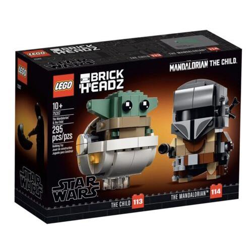 Lego Star Wars The Mandalorian The Child Baby Yoda Brickheadz Set 75317