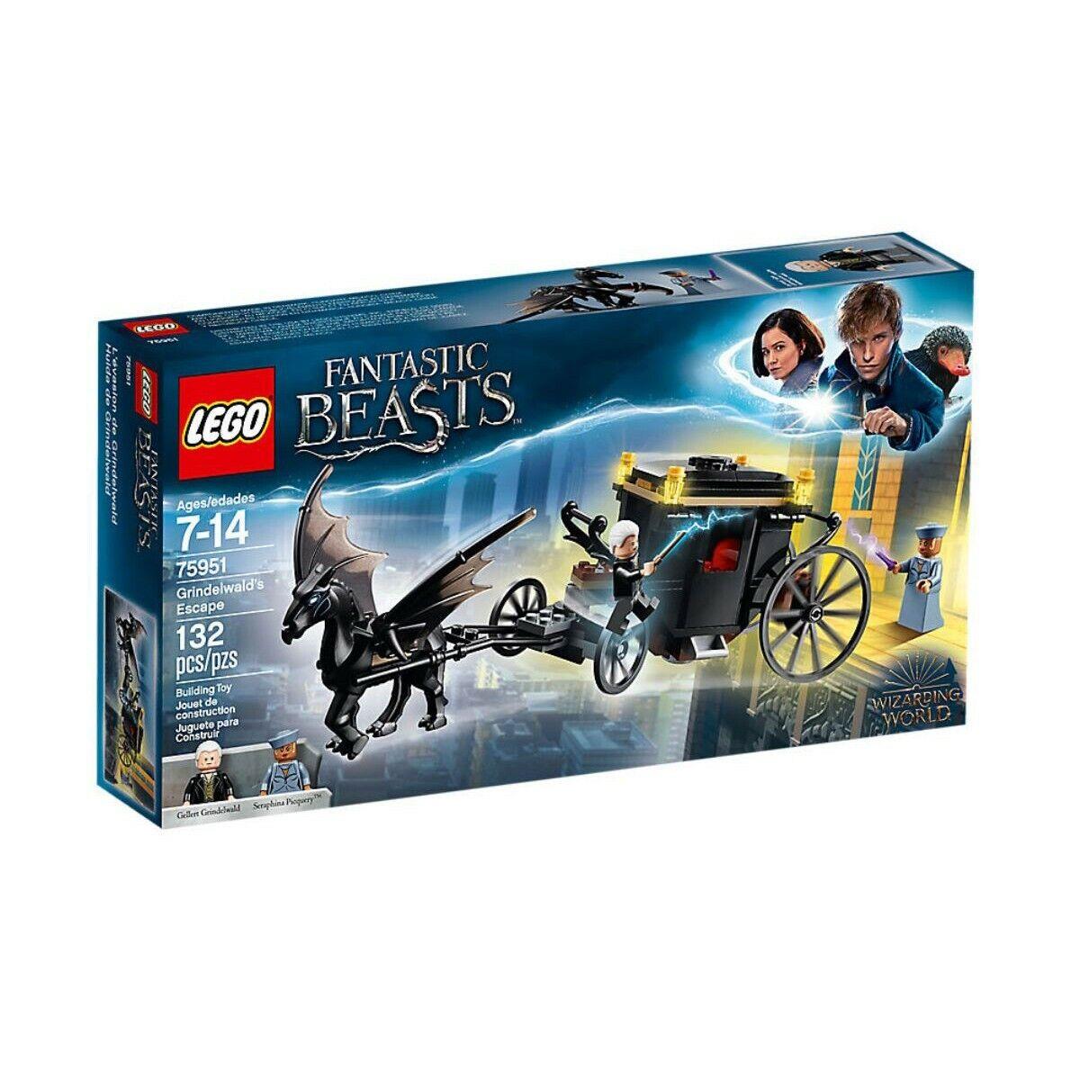 Lego Harry Potter Fantastic Beasts Set 75951 Grindelwalds Escape NEW-2 Minifigs