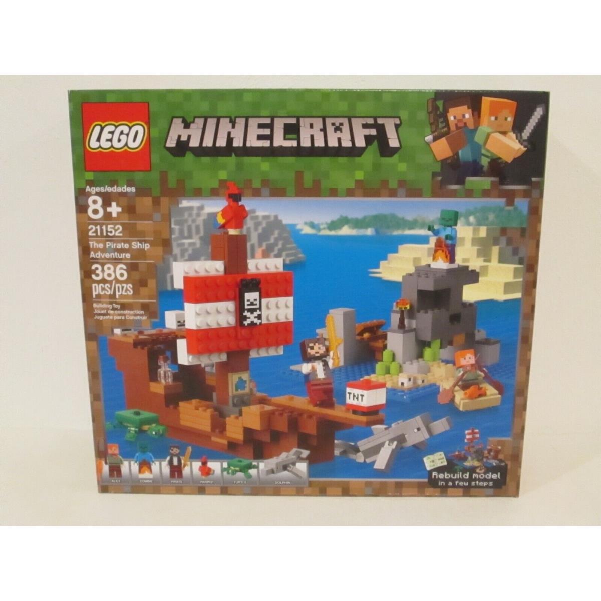 Lego Minecraft Set 21152 The Pirate Ship Adventure