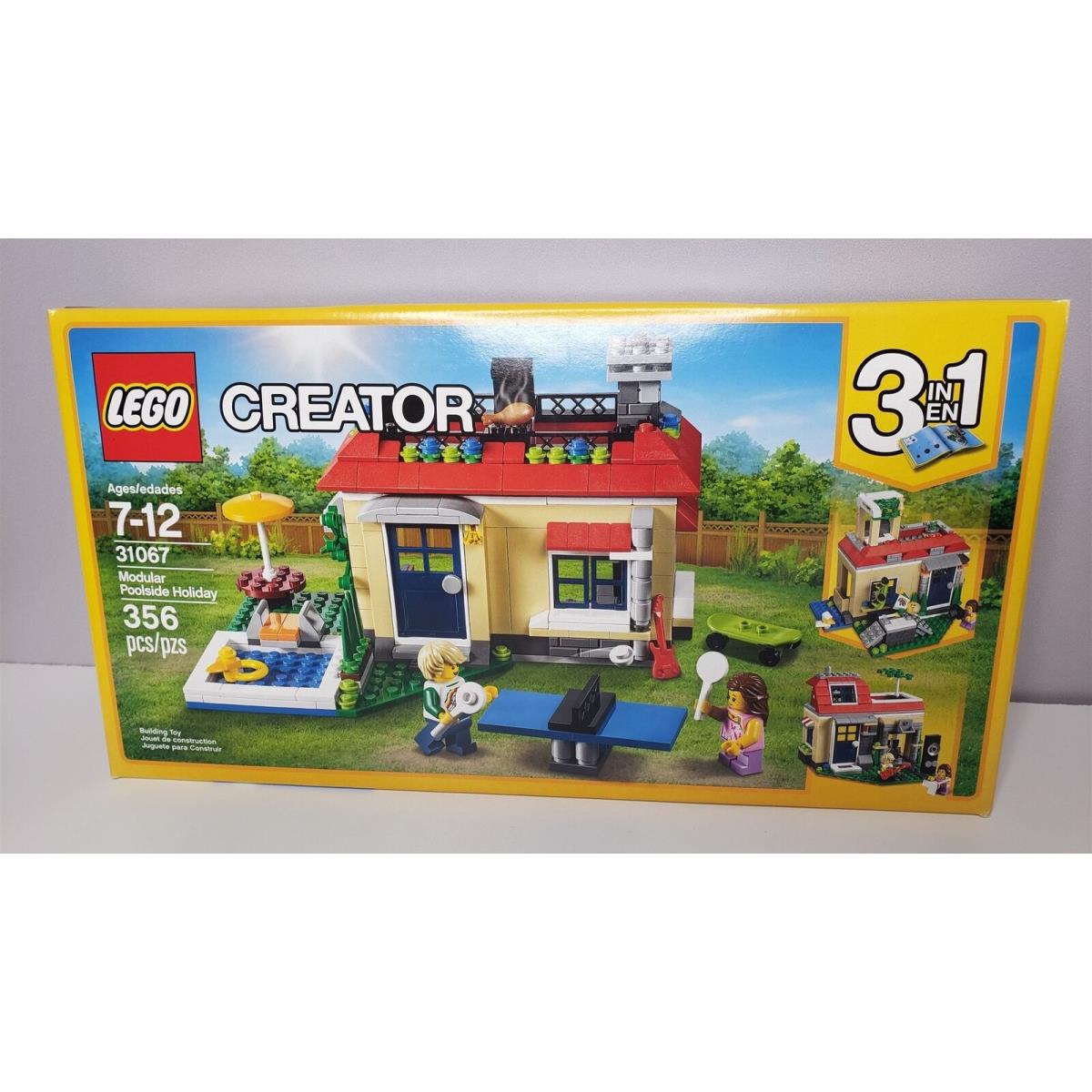 Lego Creator 3 in 1 Modular Poolside Holiday 31067 Set