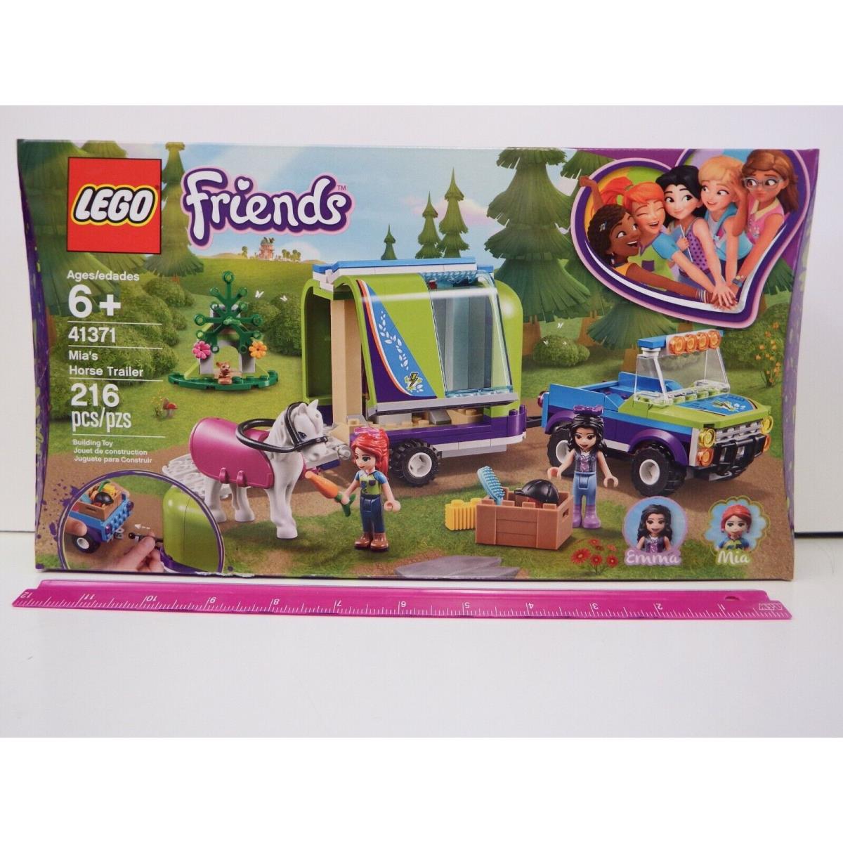 Lego - Friends 41371 Mia`s Horse Trailer - 216 Piece Set - Ages 6 - 12 Years