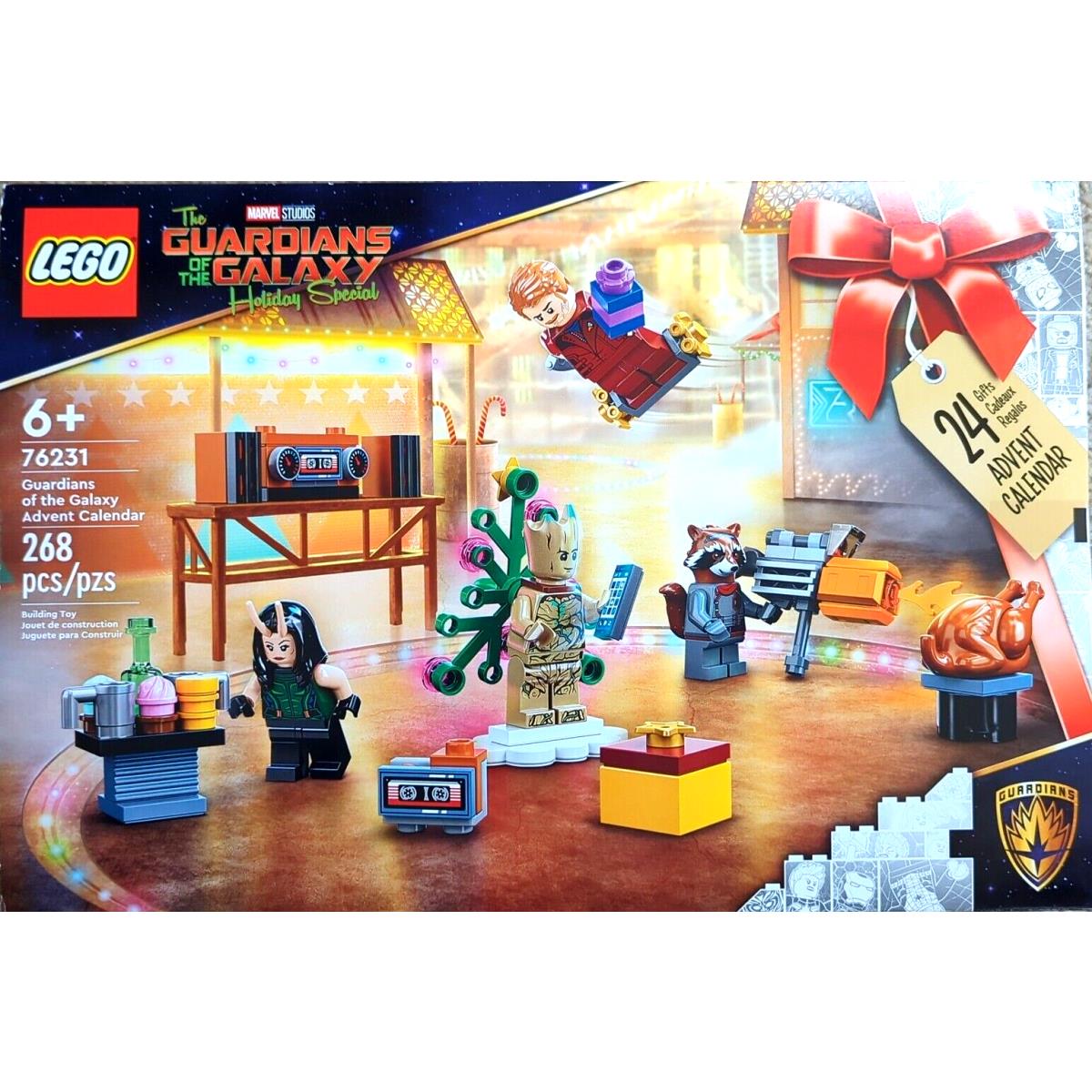 Lego Guardians of The Galaxy Advent Calendar Toy Countdown Marvel Christmas