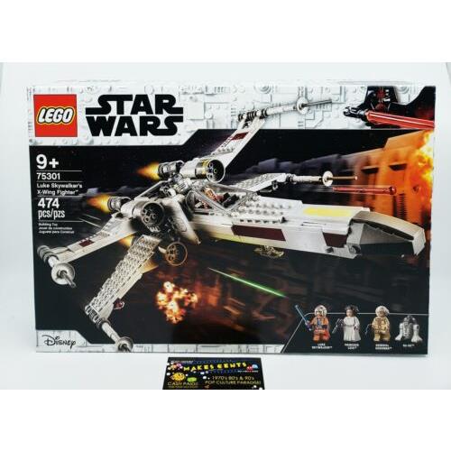 Lego Luke Skywalker X-wing Fighter 75301 Building Set 474 Pieces