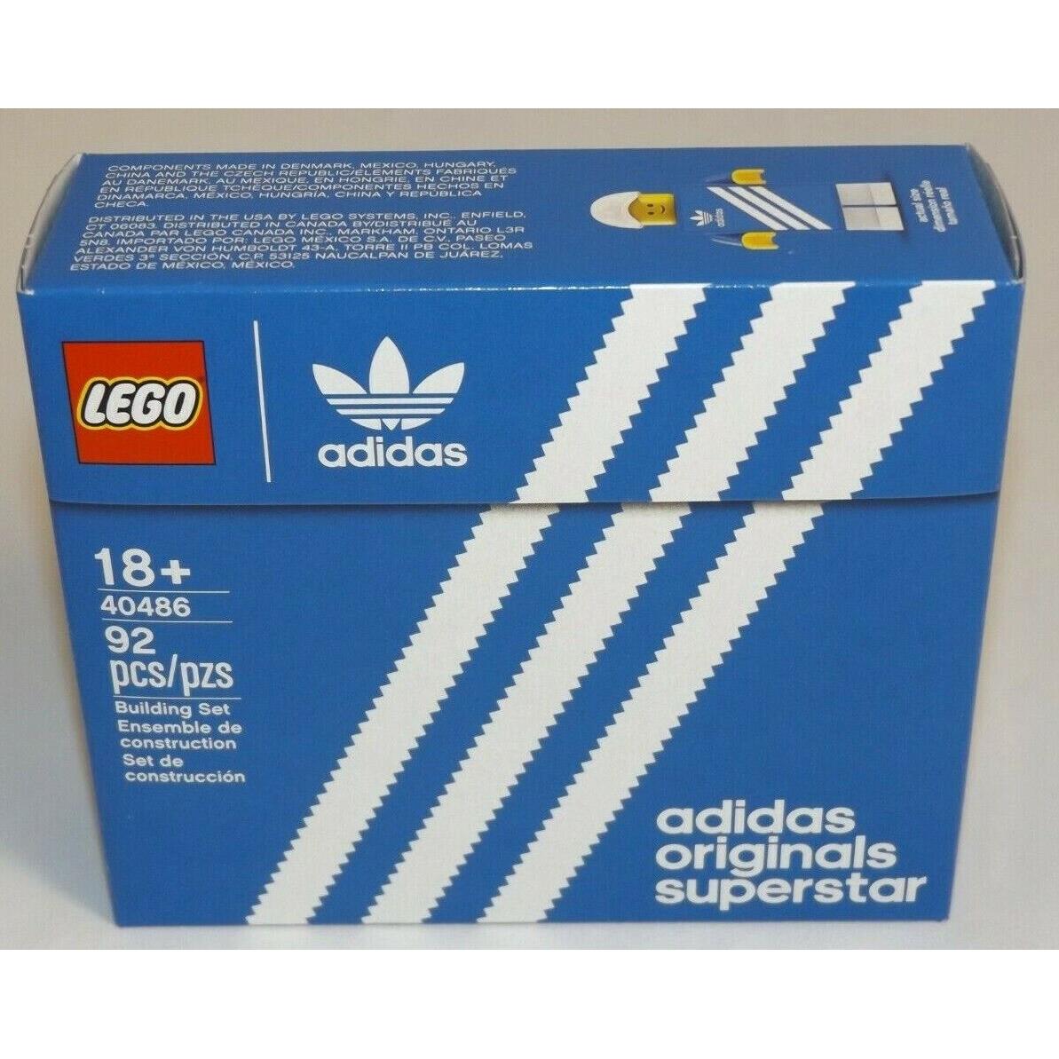 Lego 40486 Mini Adidas Originals Superstar Shoebox Ghettoblaster Store Exclusive