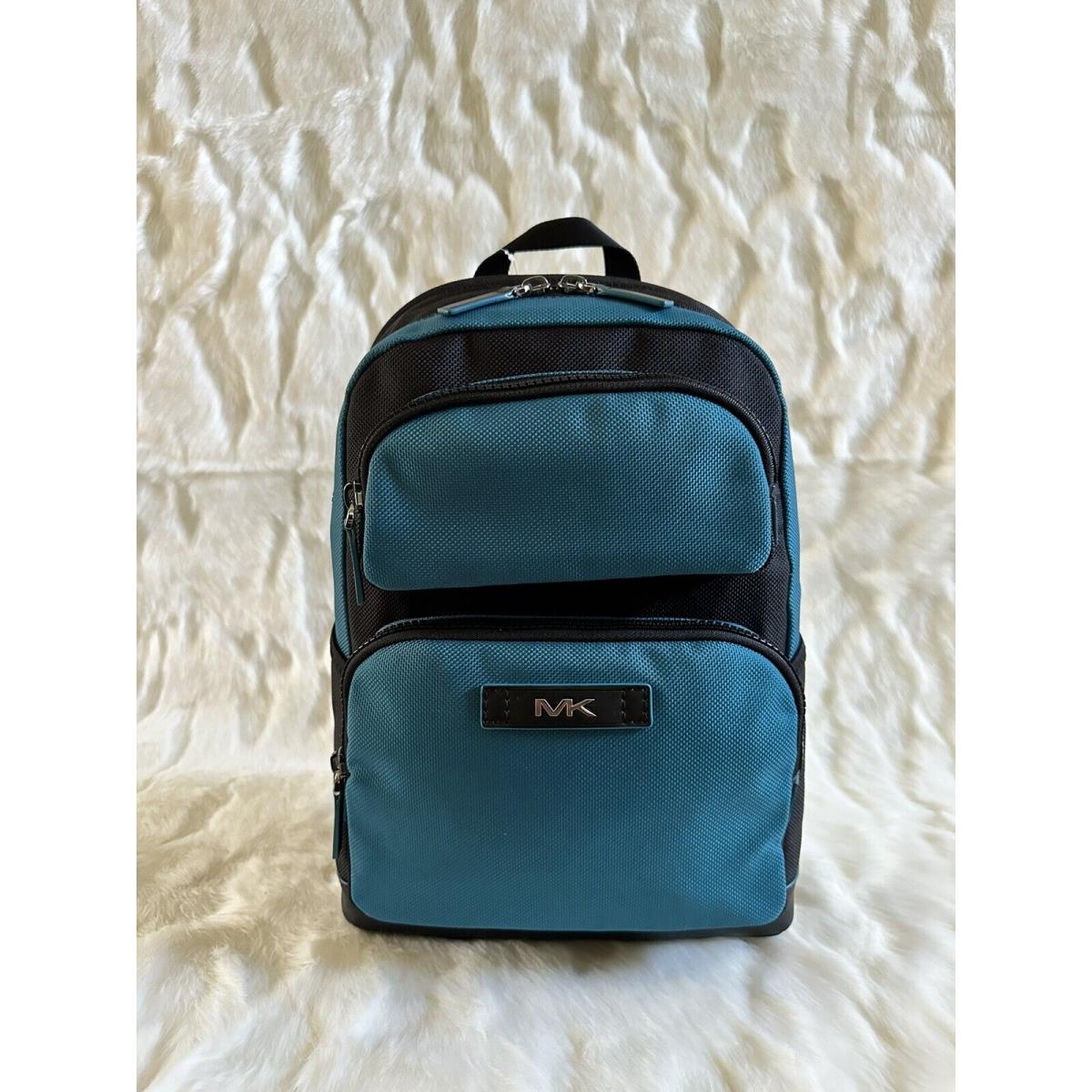 Michael Kors Kent Sport Utility Pocket Backpack + Dust Bag Lagoon