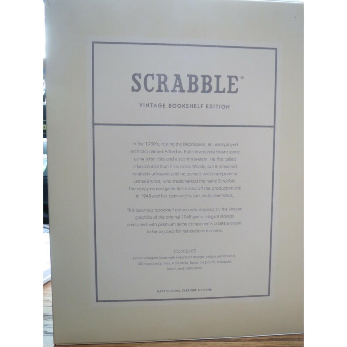 Scrabble Linen Book Edition Board Game