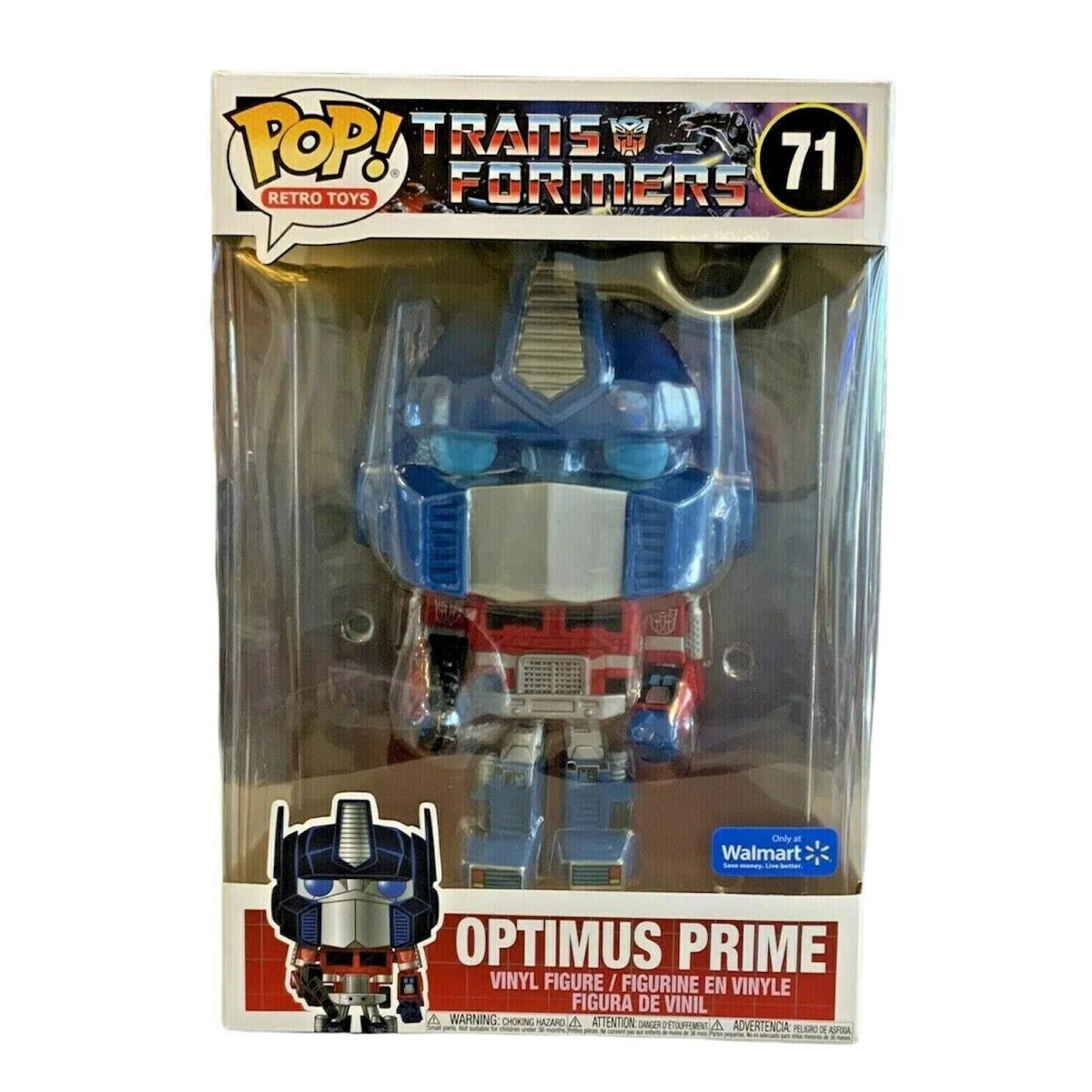 Funko Pop Retro Toys Transformers 71 Optimus Prime Jumbo Vinyl Figure 10 Inch
