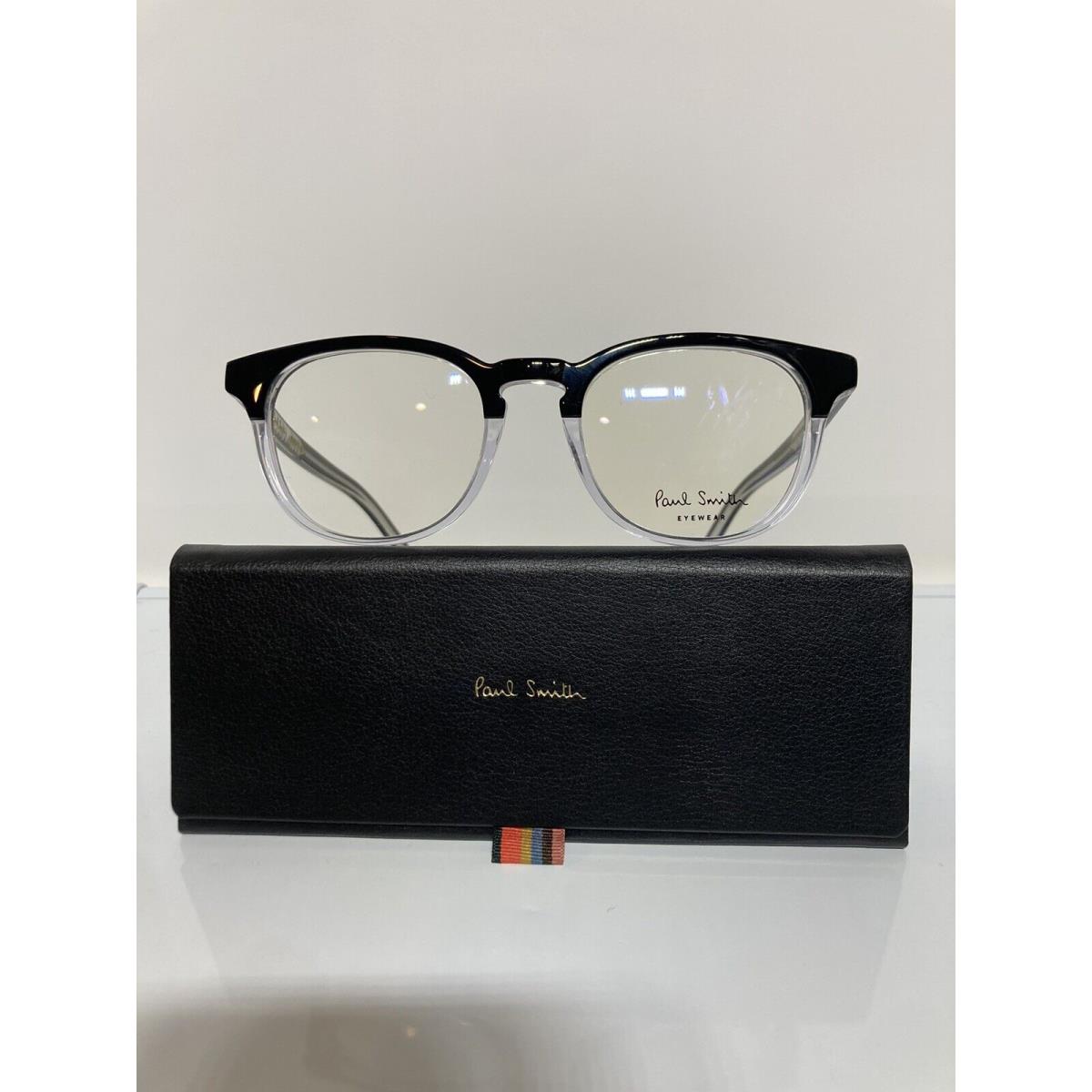 Paul Smith Abbott V2 Black/clear Plastic Eyeglasses 51mm