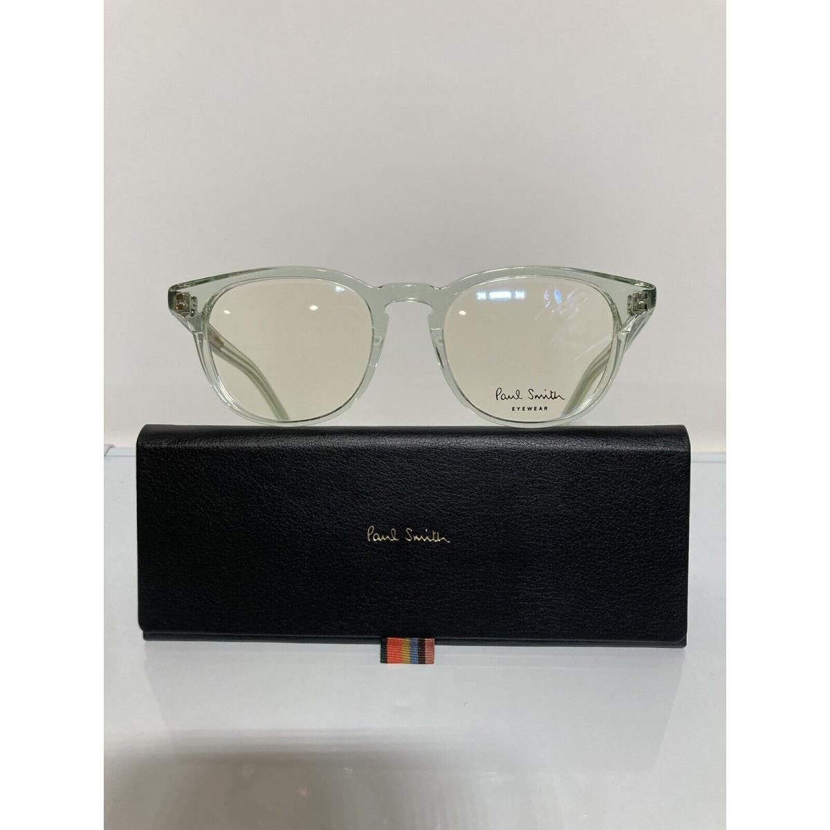 Paul Smith Abbott V2 Pistachio Clear Plastic Eyeglasses 51mm