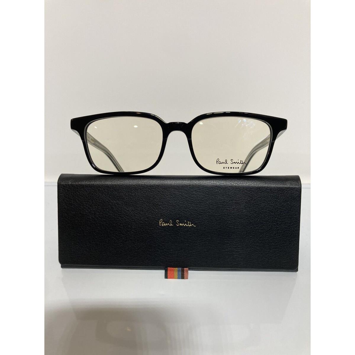 Paul Smith Adelaide Black Clear Plastic Eyeglasses 54mm