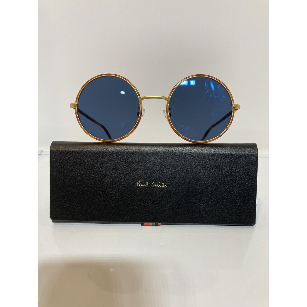 Paul Smith Alford V2 Round Metal Honey Tortoise Sunglasses 51mm