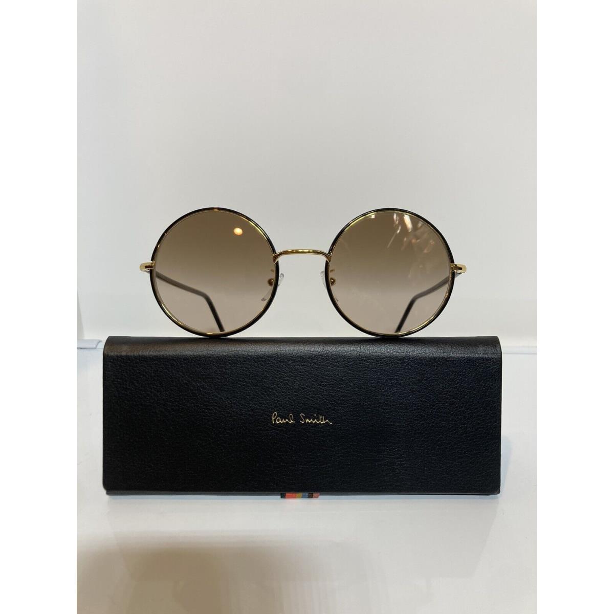 Paul Smith Alford V2 Round Black Gild Brown Gradient Sunglasses 51mm