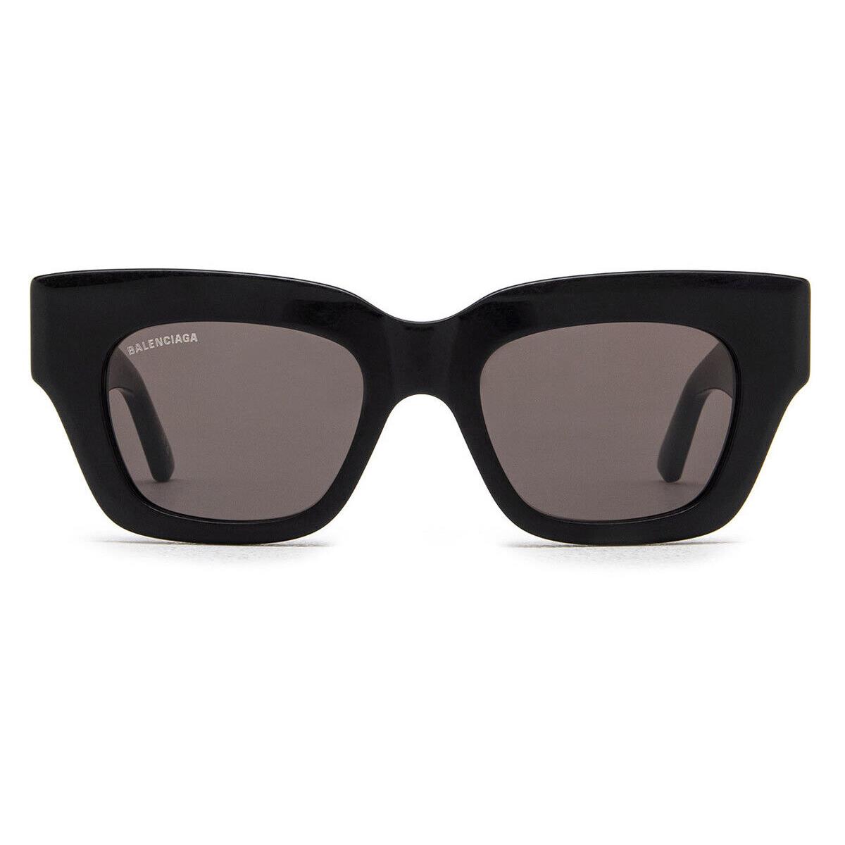 Balenciaga BB0234S Sunglasses Women Black Gray Square 51mm